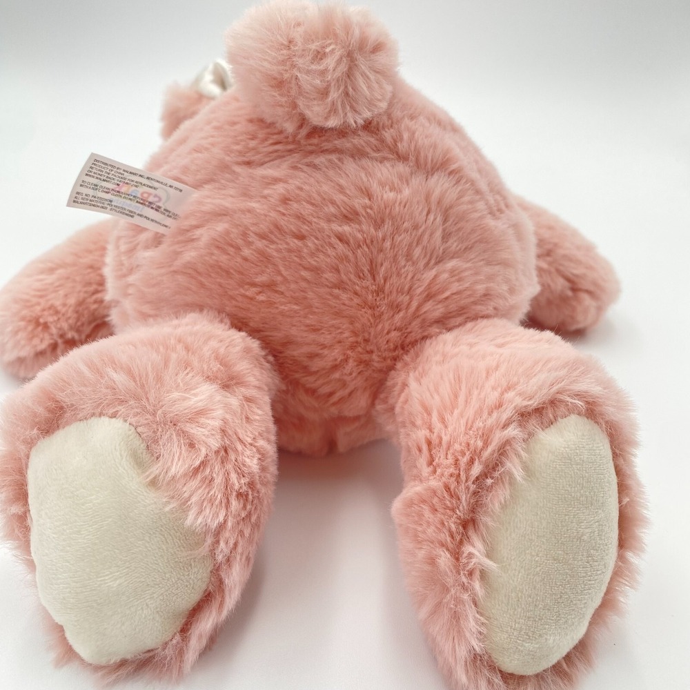 Spark Create Imagine Pink Bunny Rabbit Plush Stuffed Animal Toy Rattle Baby Soft - Picture 5 of 11